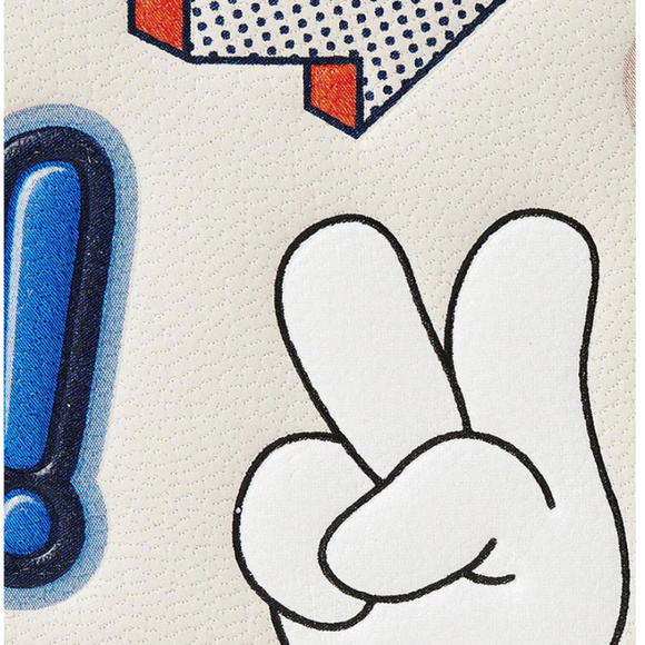 Anya Hindmarch Stickered-Up Pencil Case Clutch - Picture 7 of 8